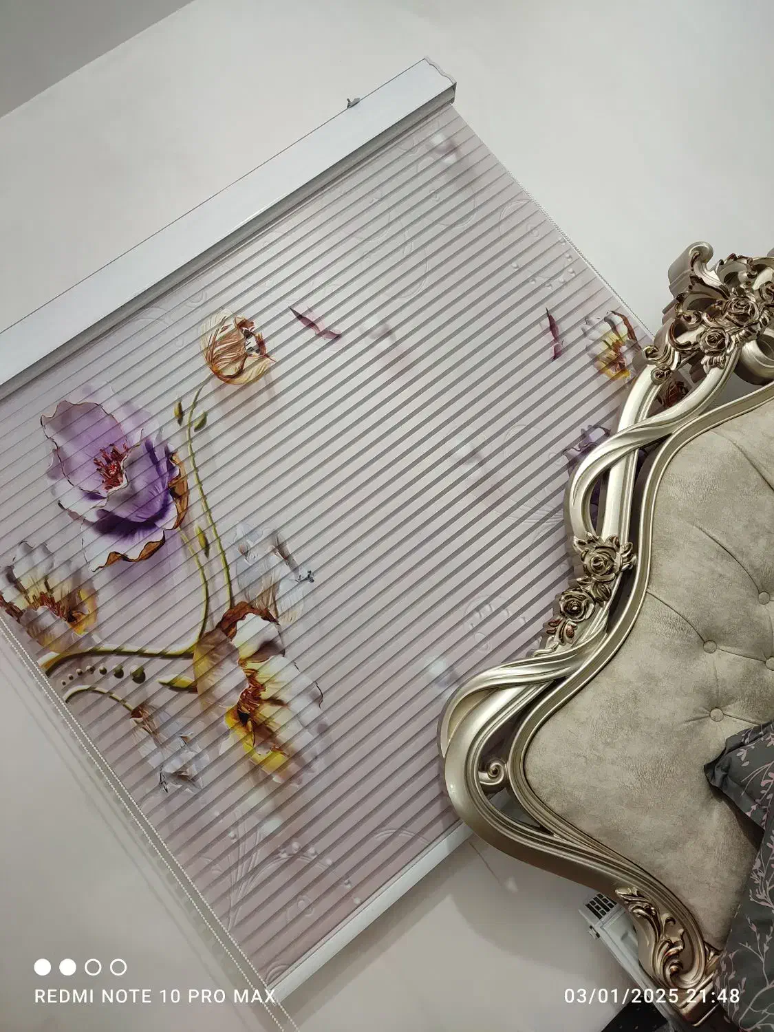 پرده دومکانیزه|پرده، رانر، رومیزی|خسروشاه, |دیوار