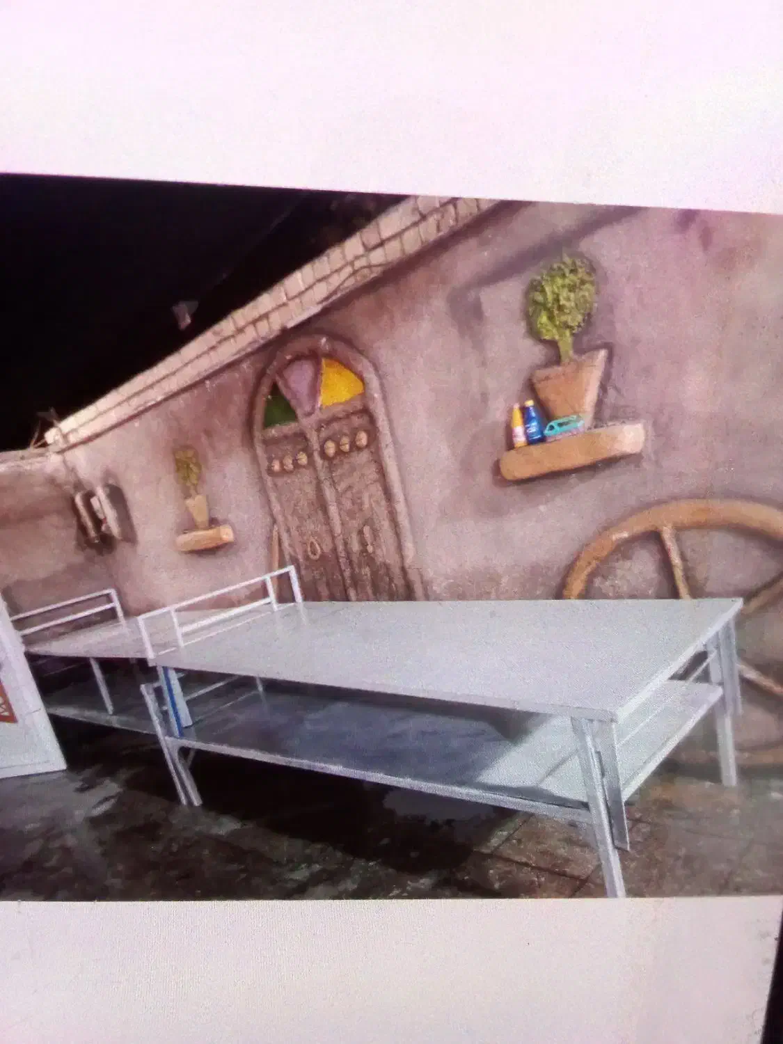 تخت آهنی در انواع مختلف فساپست دارایی|مبلمان خانگی و میز عسلی|فسا, |دیوار