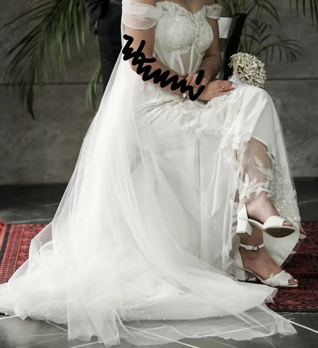 لباس عروس فوقالعاده شیک وسبک اروپایی و دستدوز|لباس|رشت, تازه آباد|دیوار