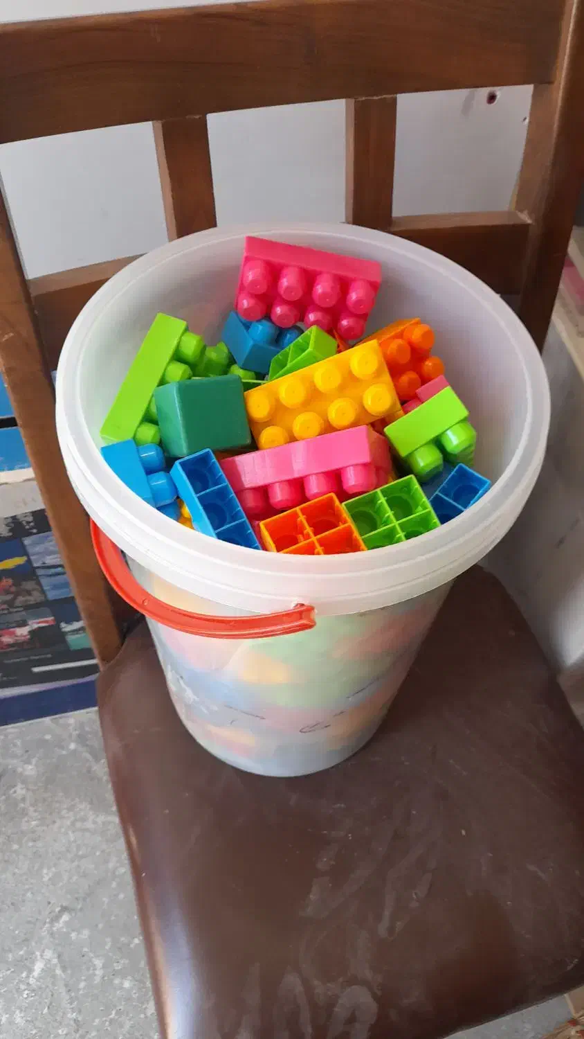 لگو قطعه بزرگ ۲۲۰ عدد .|اسباب‌‌بازی|تبریز, |دیوار