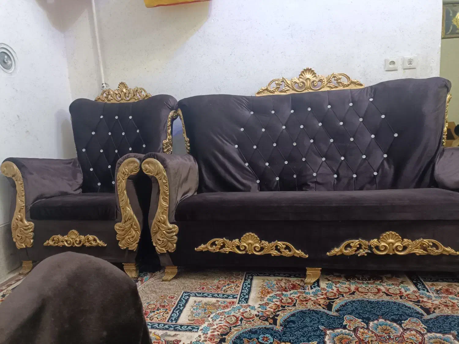 مبل ۷نفره|مبلمان خانگی و میز عسلی|فسا, |دیوار