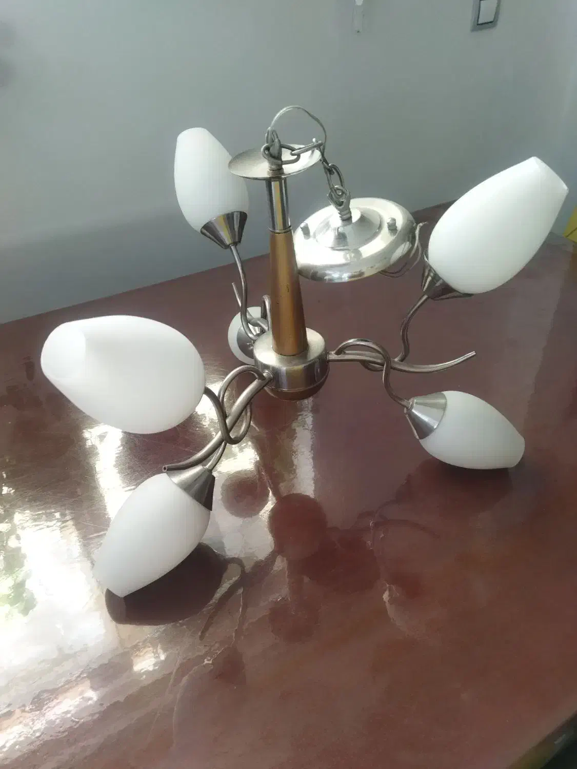 لوستر شش شعله فلزی|لوستر و چراغ آویز|پرند, فاز ۲|دیوار