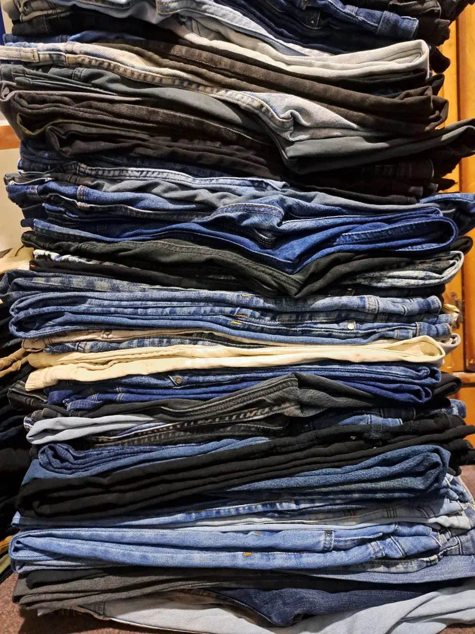 انواع شلوار کار لی ، کتان و پارچه و کاپشن کار|لباس|قم, نیروگاه|دیوار