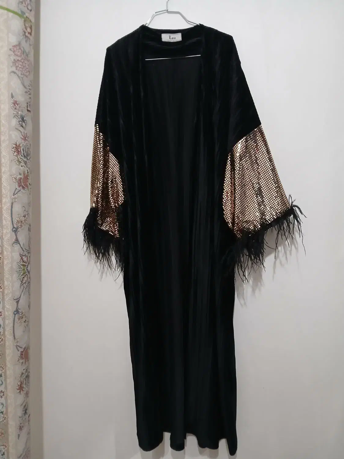 مانتو ی بلند مجلسی مخمل|لباس|ورامین, ورامین|دیوار