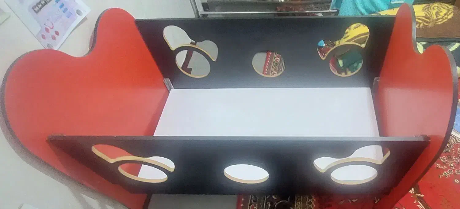 تخت خواب چوبی کودک|تخت و صندلی بچه|اهر, |دیوار