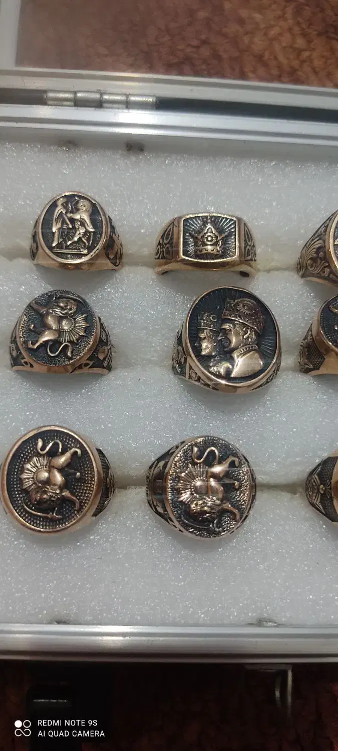 انگشتر های طلا روسی تاج شیروخورشید بینظیر وشیک|بدلیجات|تهران, زهتابی|دیوار