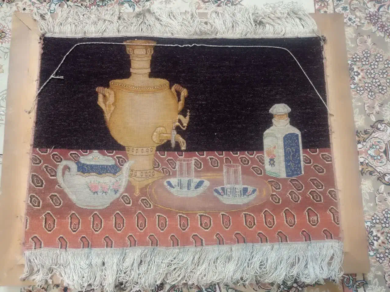 تابلو فرش دستبافت قدیمی|تابلو فرش|تهران, خانی آباد نو شمالی|دیوار