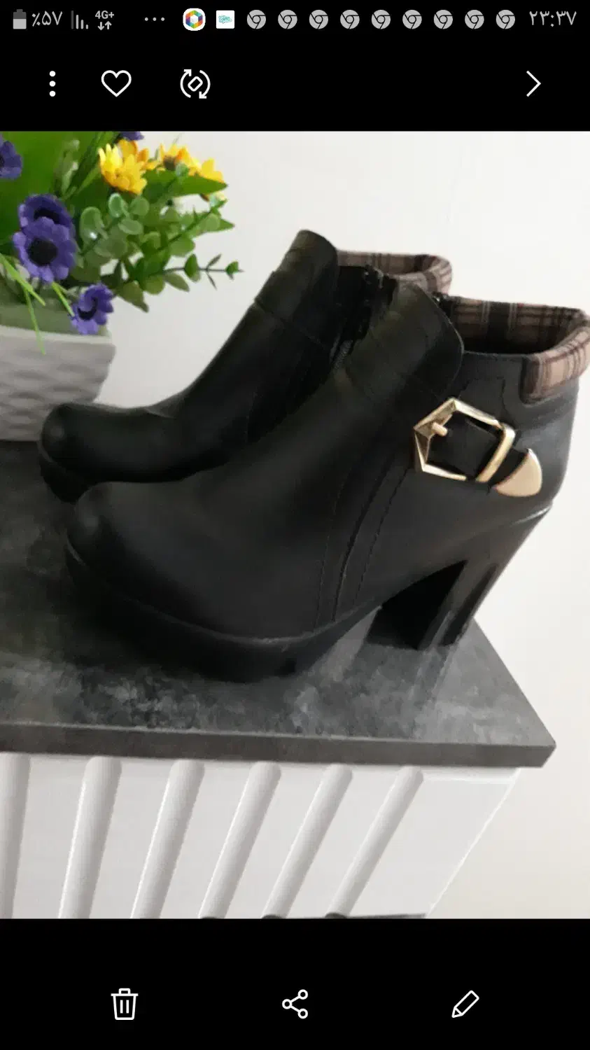 کفش پاییزی پاشنه بلند سایز ۳۷|کیف، کفش، کمربند|اهر, |دیوار