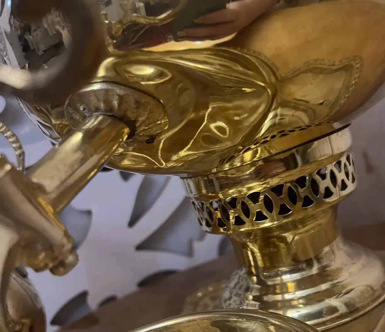 سماور دکوری برنزی|سماور، چای‌ساز، قهوه‌ساز|تبریز, |دیوار