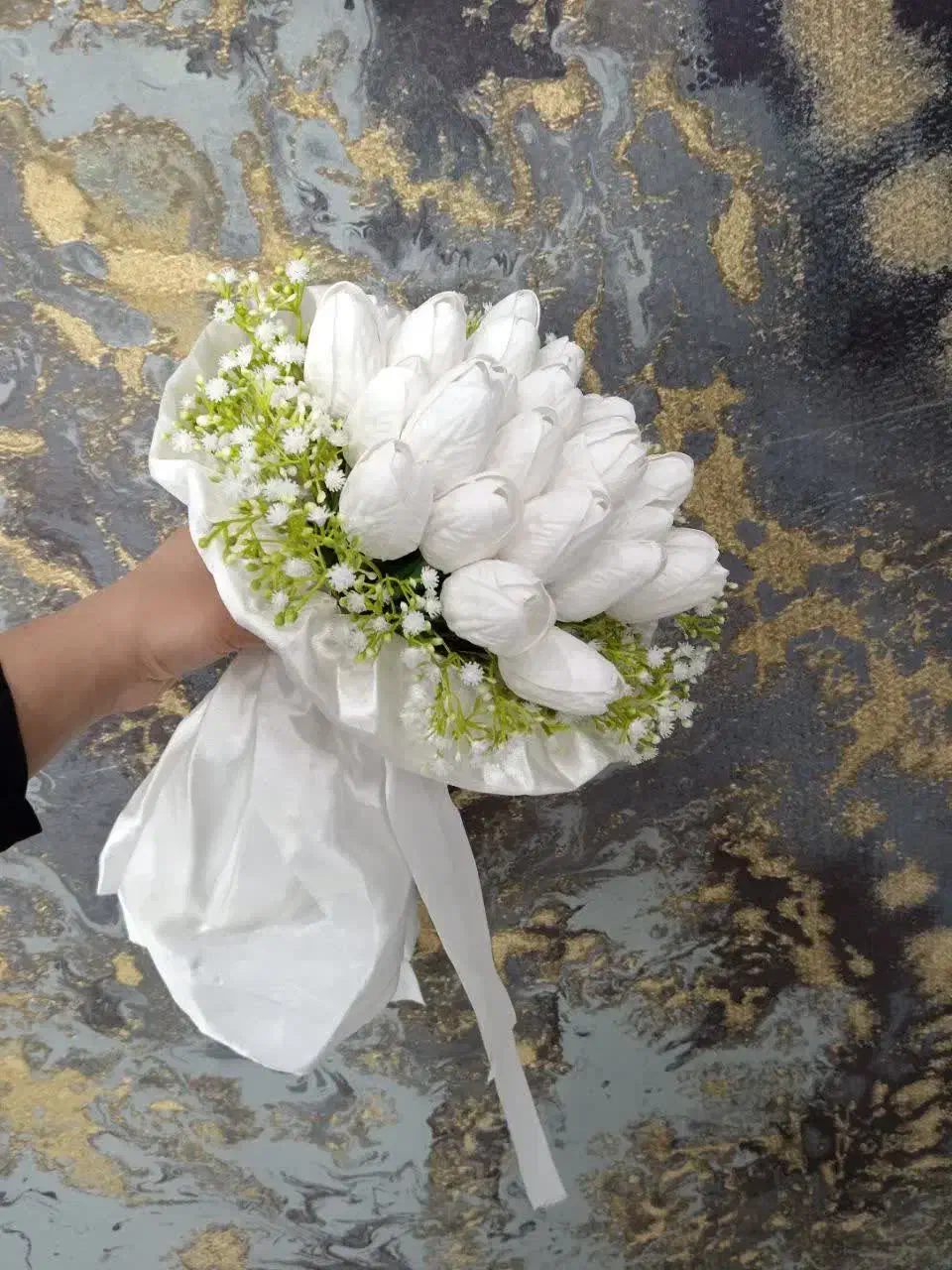 گل مصنوعی امانی لباس عروس|گل مصنوعی|یزد, |دیوار