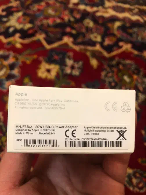 کلگی شارژر آیفون اصلی۲۰وات آکبند|لوازم جانبی موبایل و تبلت|بهارستان, |دیوار