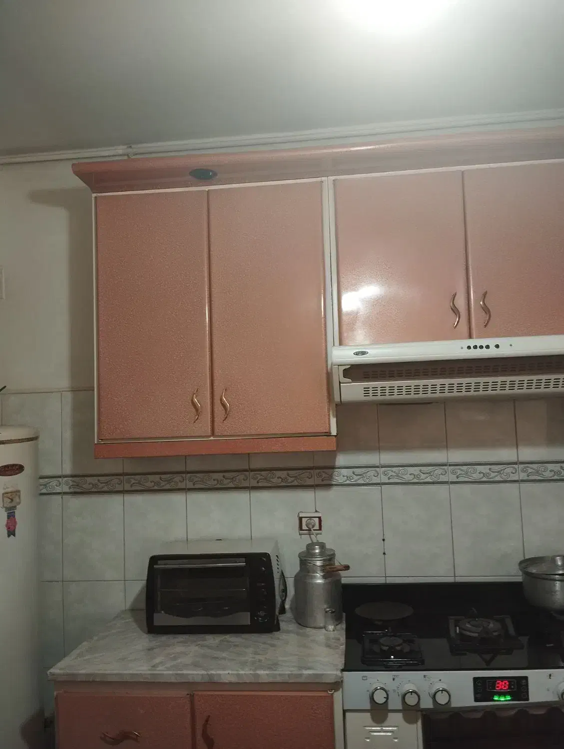 کابینت فلزی کامل به همراه هود|آبچکان و نظمدهنده ظروف|ملایر, |دیوار