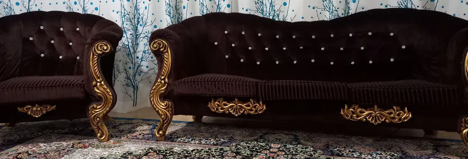 مبل‌هفت‌نفره|مبلمان خانگی و میز عسلی|مینودشت, |دیوار