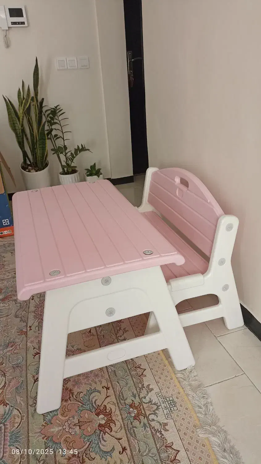 میز صندلی نیمکتی کودک|تخت و صندلی بچه|پردیس, فاز ۳|دیوار