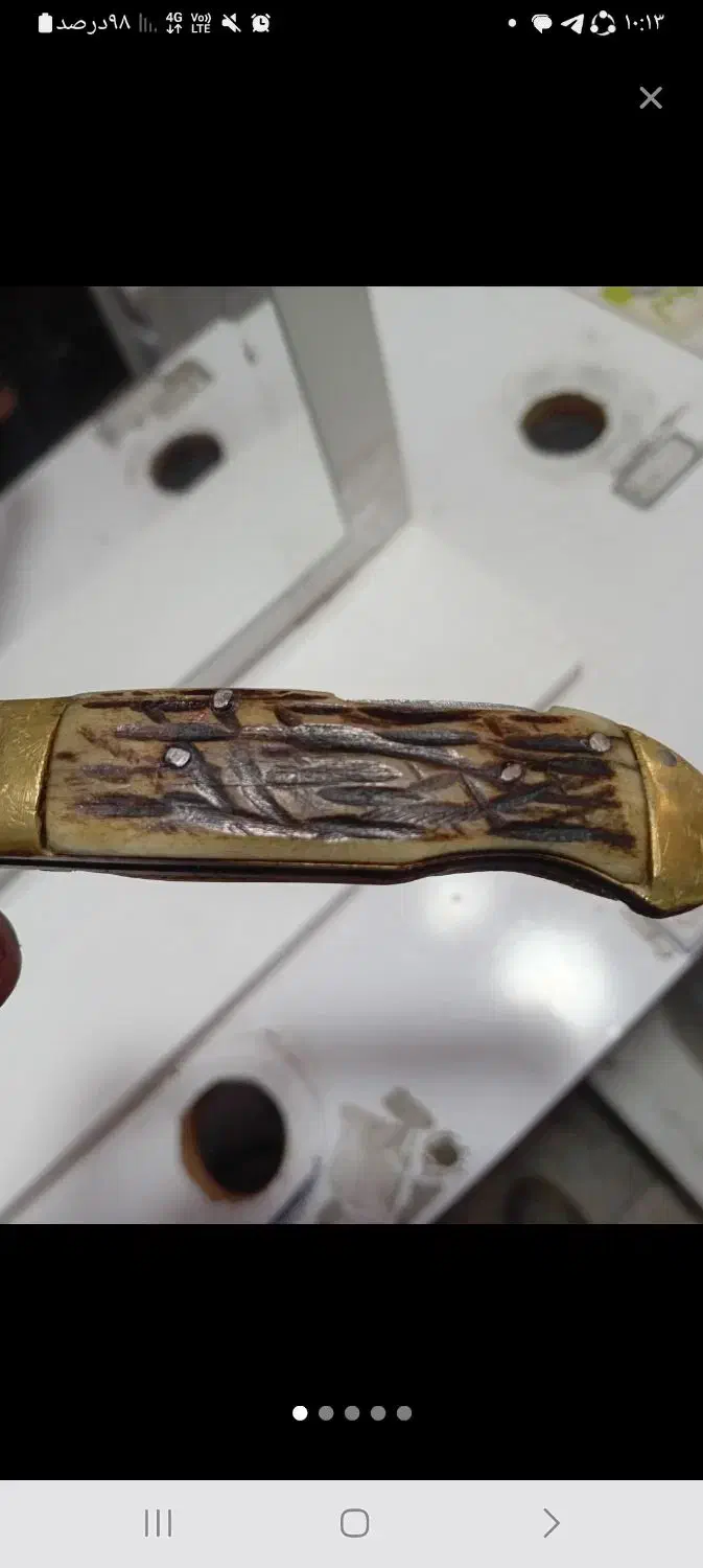 چاقو دسته شاخ تاشو|کوهنوردی و کمپینگ|گرگان, |دیوار