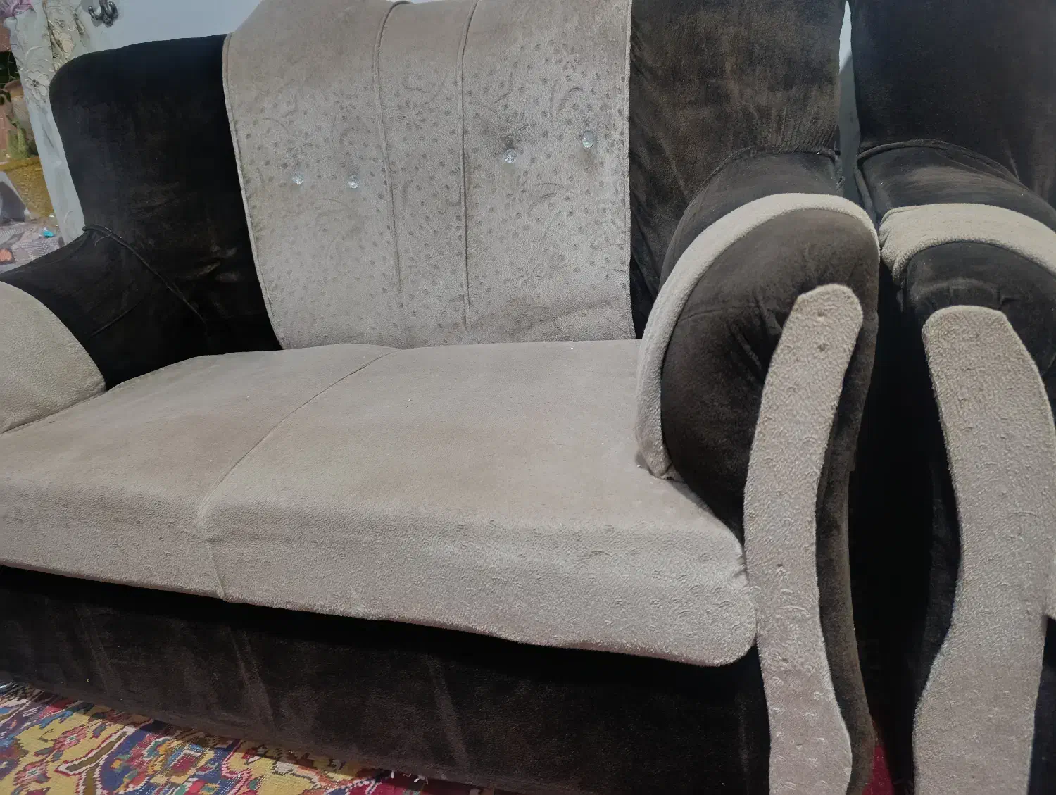 مبل راحتی دست دوم|مبلمان خانگی و میز عسلی|بناب, |دیوار