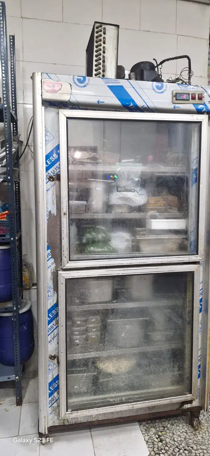 یخچال فریزر دو درب ایستاده کاملا استیل|کافیشاپ و رستوران|رشت, خواهر امام|دیوار