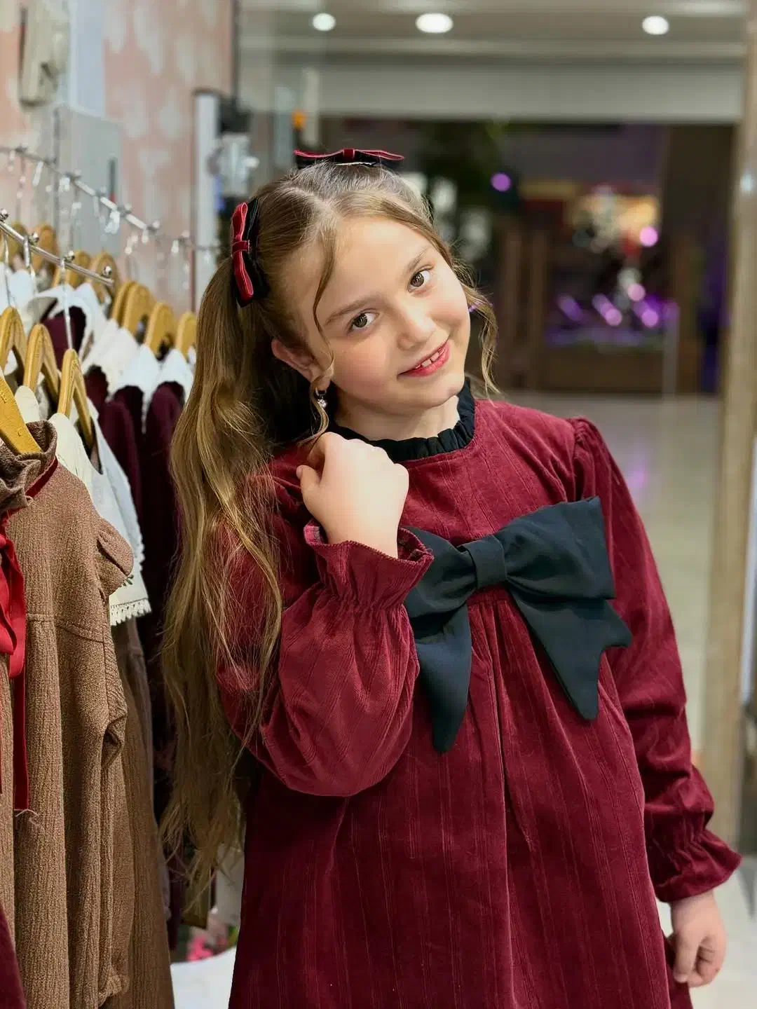 پیراهن اناردون|کفش و لباس بچه|مشهد, ویلاشهر|دیوار