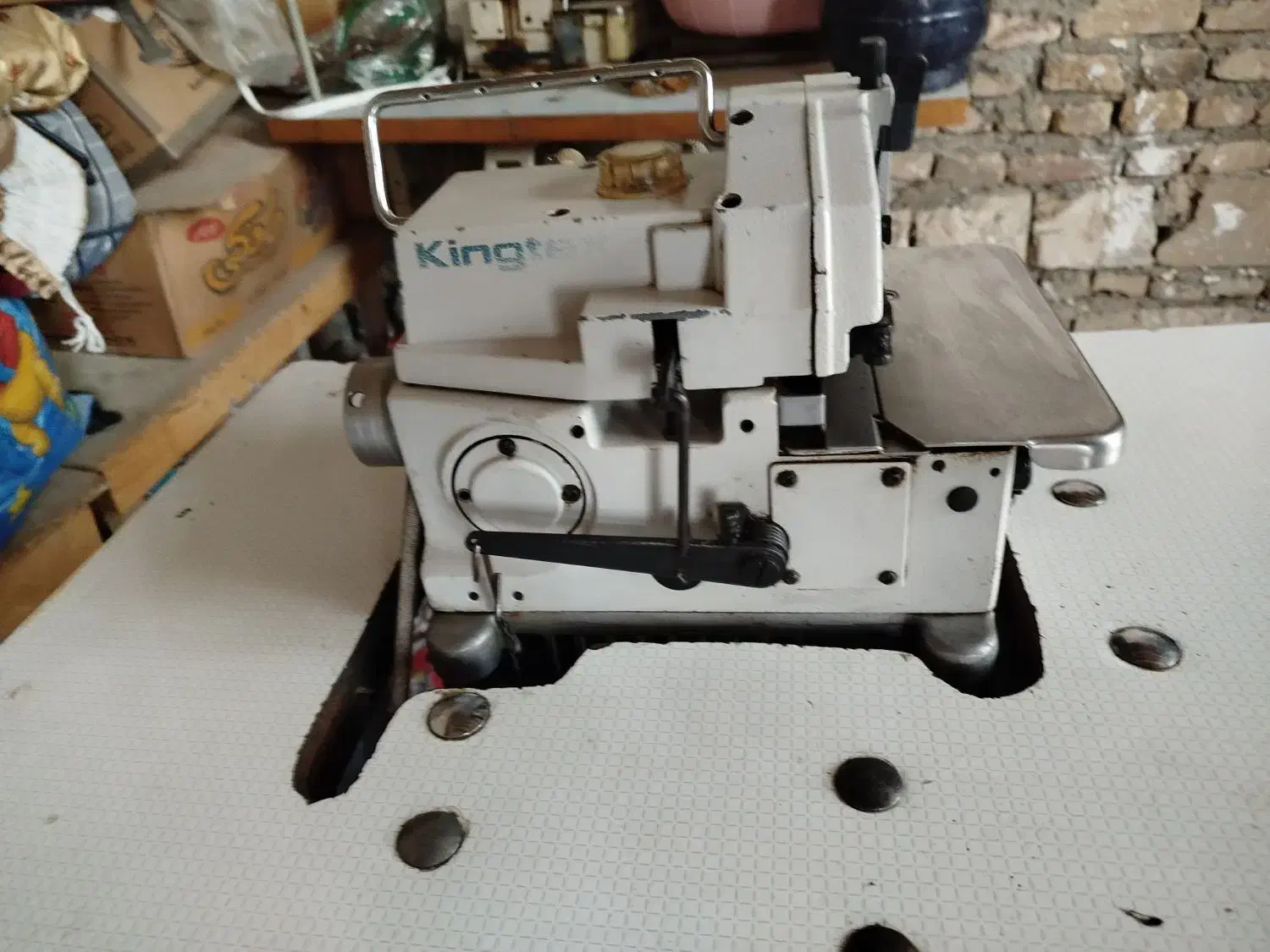 چرخ خیاط زیگزال کنتکس سالم سالم|چرخ خیاطی و ریسندگی|خمینی‌شهر, |دیوار