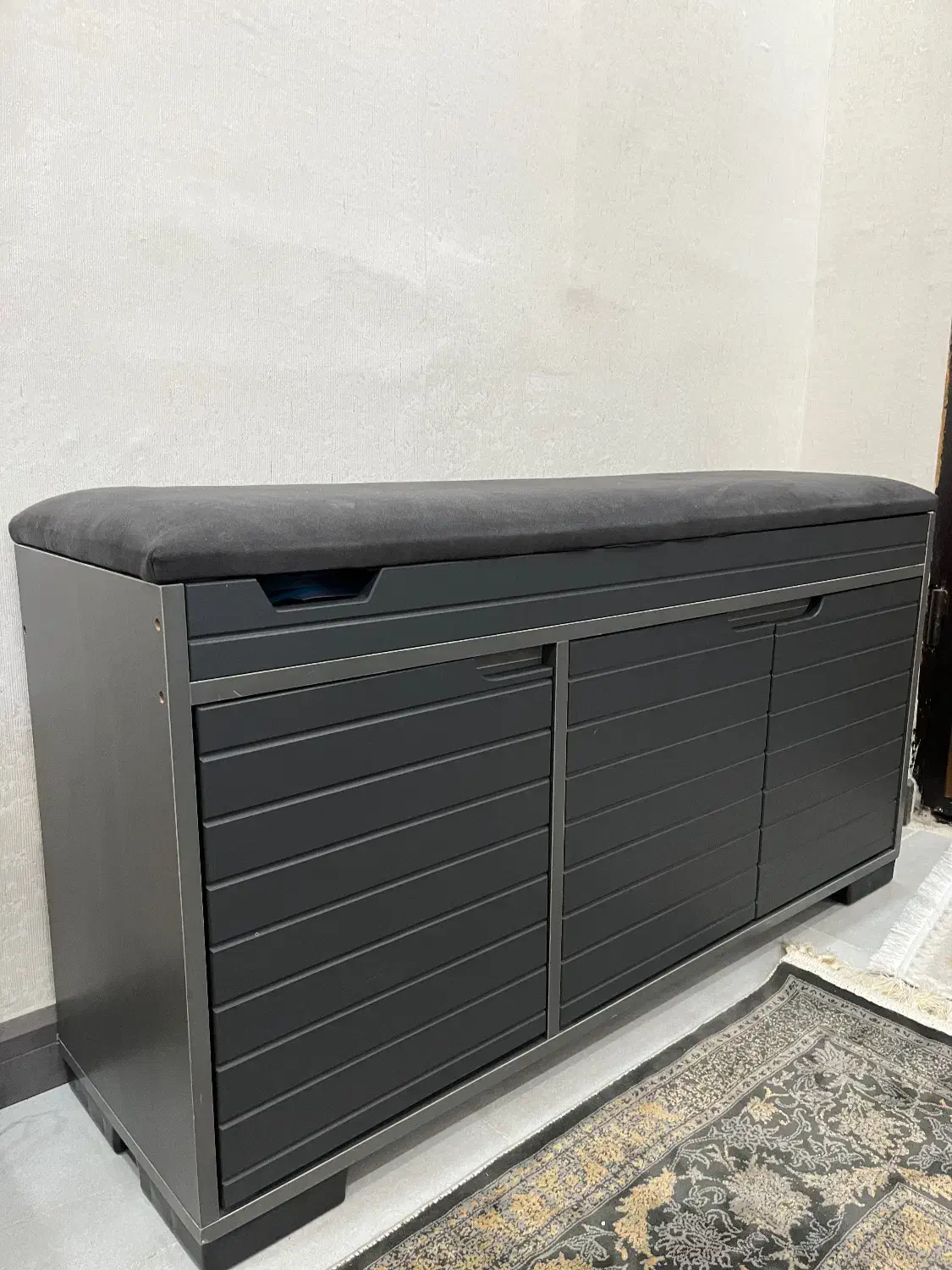 جاکفشی پاف دار طوسی|جاکفشی، کمد، دراور|قزوین, |دیوار