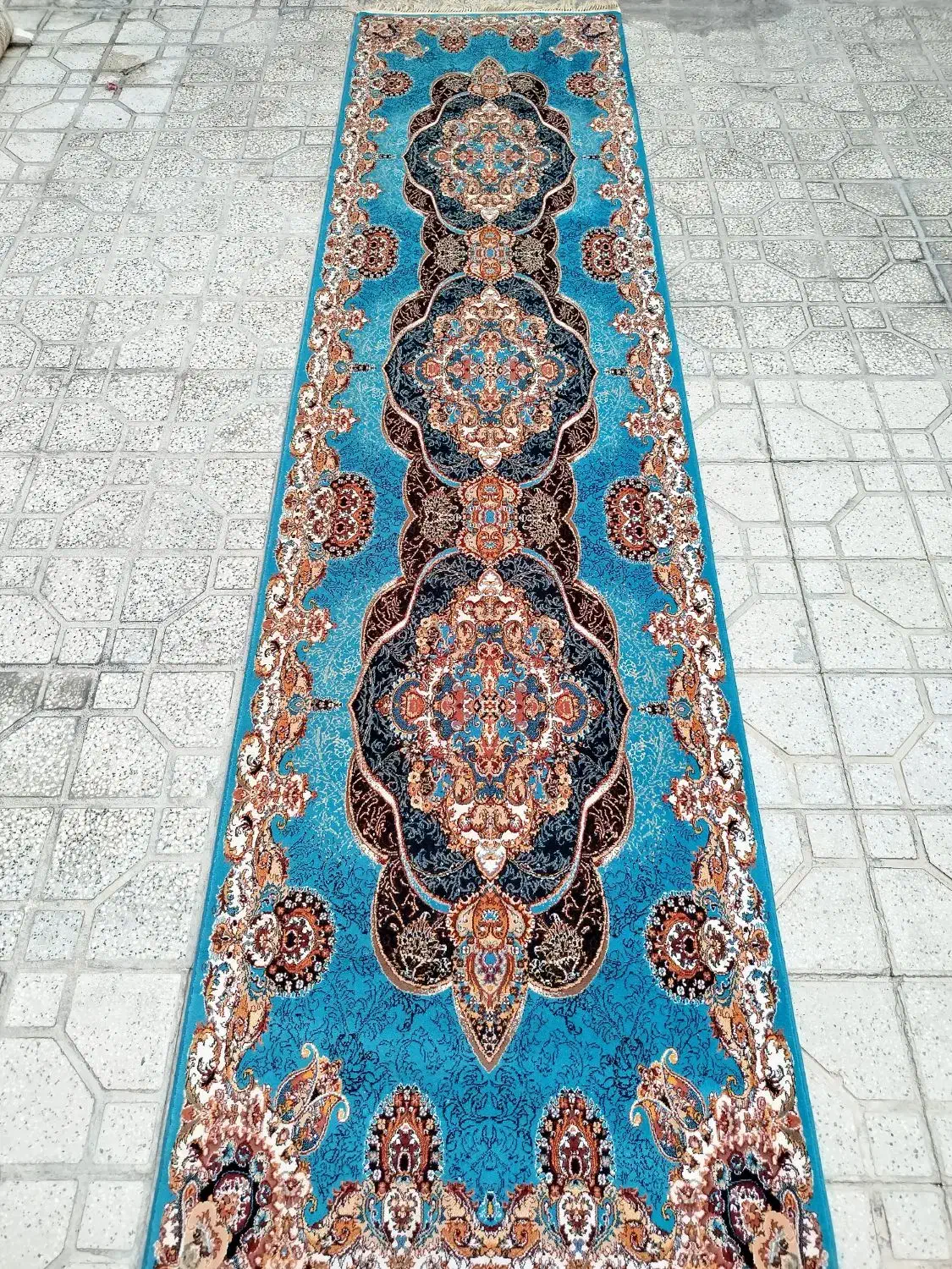 تعداد 9 عدد کناره فرش عالی قالیچه 4 متری درحدنو|فرش|شیراز, پودنک|دیوار