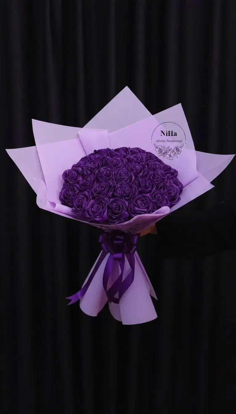 دسته گل های رز روبانی|گل مصنوعی|تبریز, |دیوار