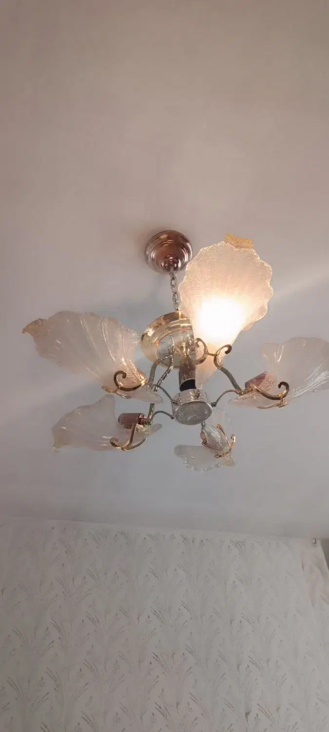 لوستر 5شاخه|لوستر و چراغ آویز|تبریز, |دیوار