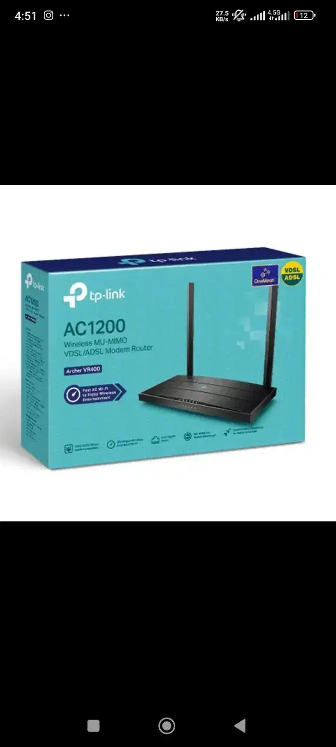 مودم TP-LINK ARCHER VR400 ADSL/ADSL|مودم و تجهیزات شبکه|کرمانشاه, |دیوار