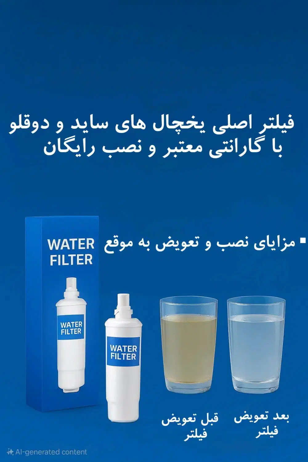 فروش و نصب فیلتر یخچال و لباسشویی با گارانتی شرکتی|خدمات پیشه و مهارت|مشهد, آبکوه|دیوار