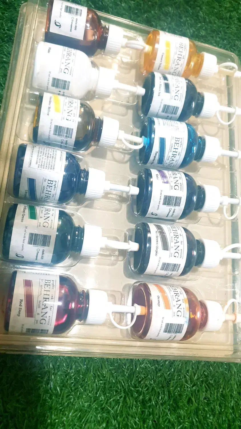 رنگ اکرولیک بهرنگ ۱۲ رنگ|لوازم التحریر|بوشهر, |دیوار