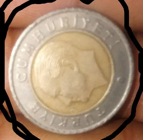 سکه ترکیه.|کلکسیون سکه، تمبر، اسکناس|گنبد کاووس, |دیوار