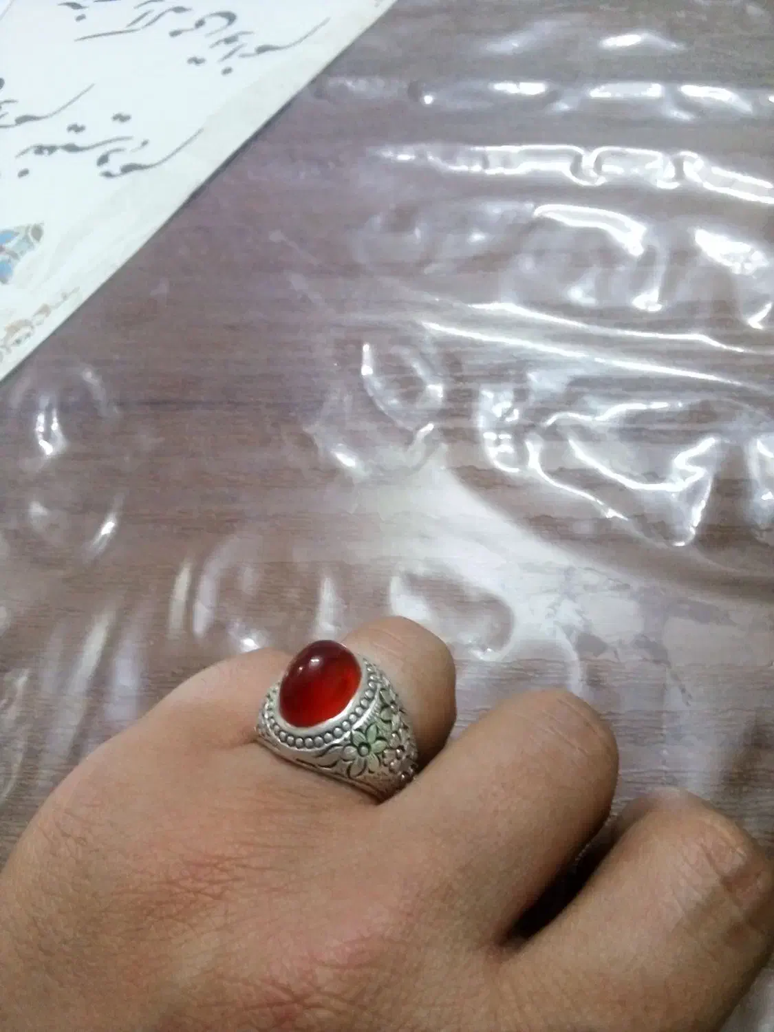 انگشتر یاقوت،عقیق،جواهر|جواهرات|بیرجند, |دیوار