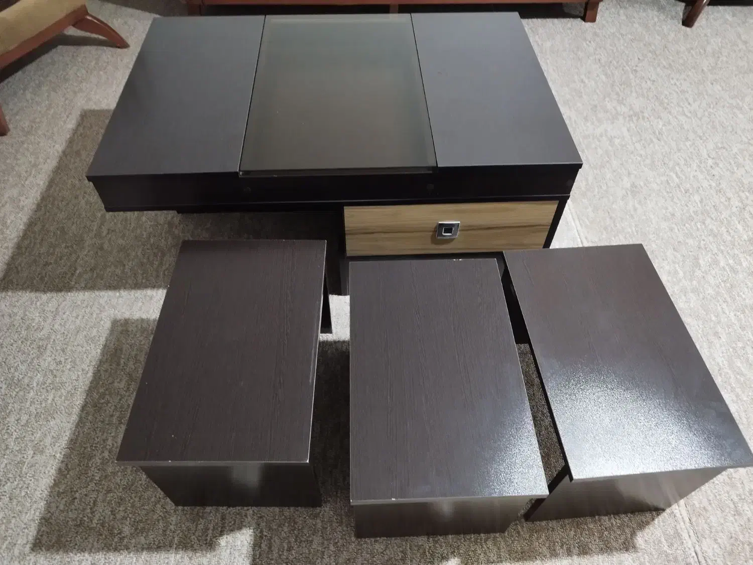 میز جلو مبلی و عسلی|مبلمان خانگی و میز عسلی|شوش, |دیوار