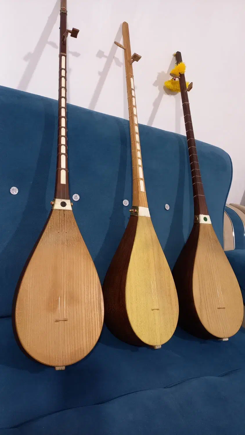 دوتار سازی احمد صحرایی|سازهای سنتی|بجنورد, |دیوار