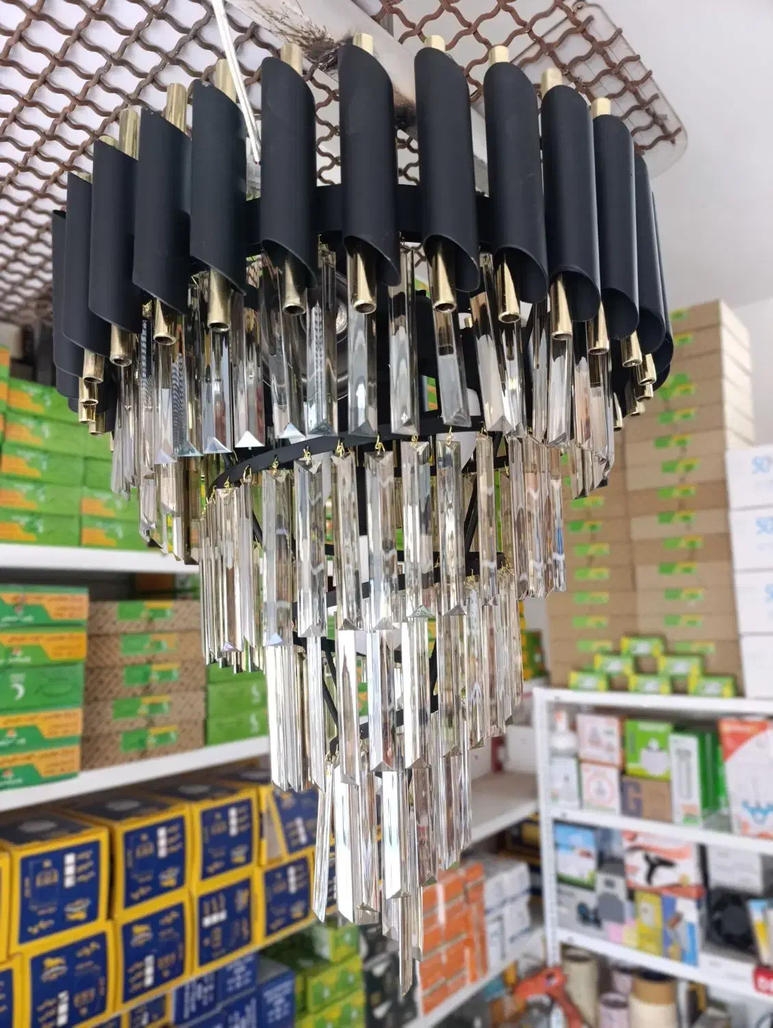 لوستر|لوستر و چراغ آویز|قائن, |دیوار