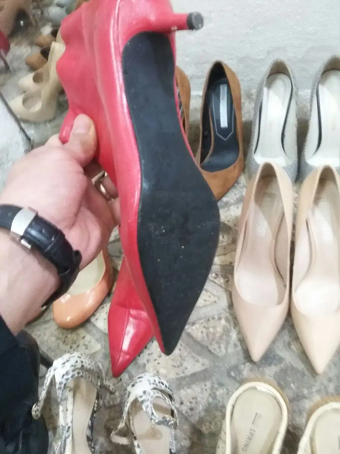 کفش مجلسی زنانه سایز 37-38|کیف، کفش، کمربند|رشت, بازار|دیوار