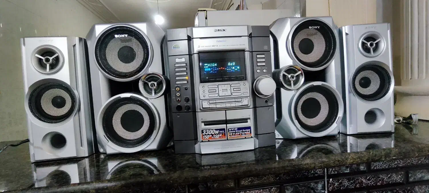 ظبط sony rv6 3300 وات|سیستم صوتی خانگی|شیراز, پودنک|دیوار