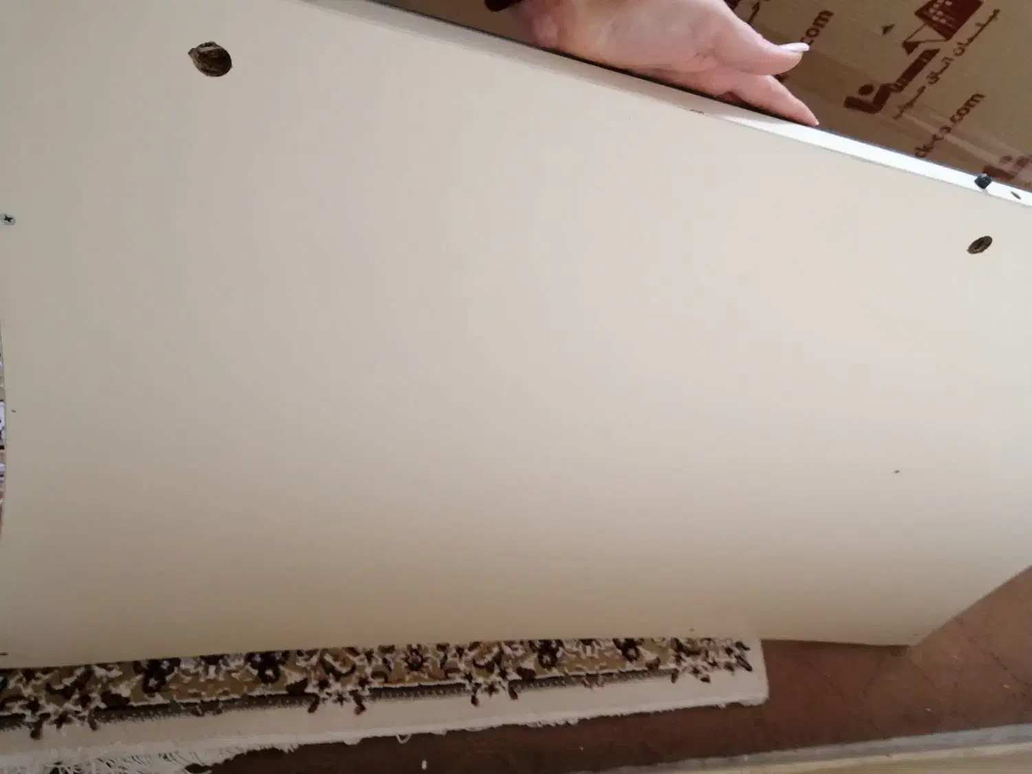 آیینه بدون کنسول|مبلمان خانگی و میز عسلی|هشتگرد, شهرک بعثت|دیوار