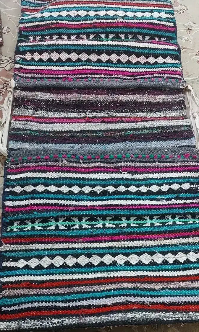 خورجین موتورسیکلت دستبافت|گلیم، جاجیم، گبه|بیرجند, |دیوار