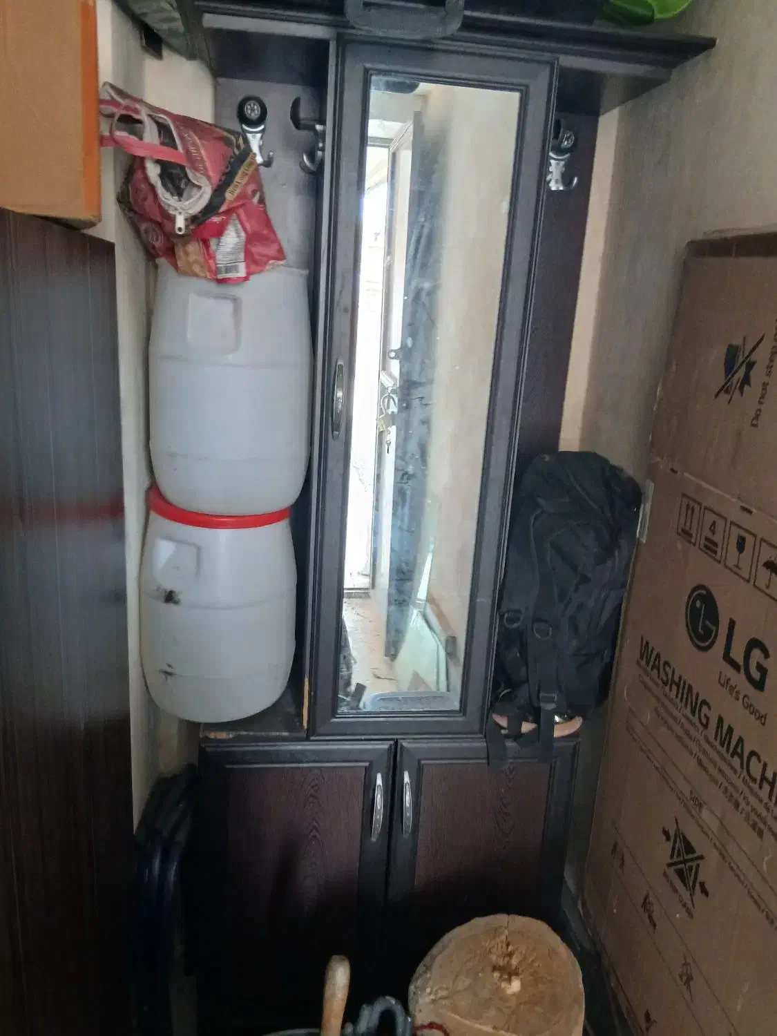 جا لباسی و جا کفشی|جاکفشی، کمد، دراور|پرند, فاز ۰|دیوار