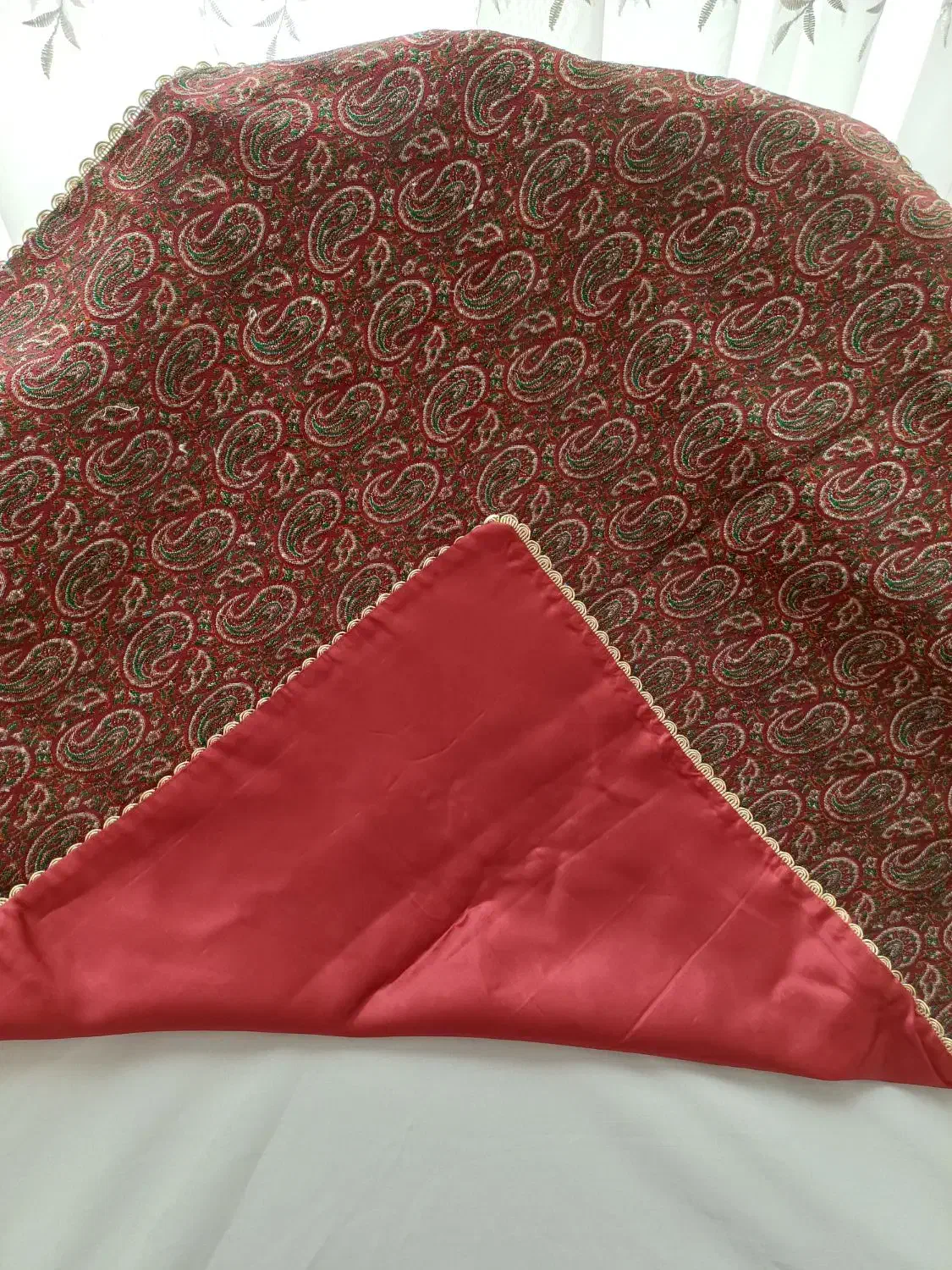 ترمه طرح بته جقه نو|پرده، رانر، رومیزی|مشهد, جنت|دیوار