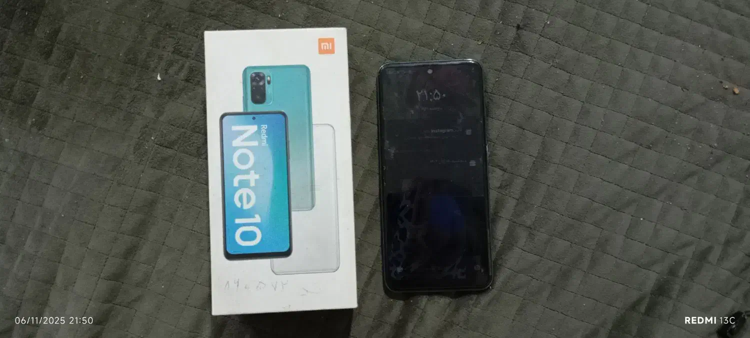 ردمی نوت 10 128 رم 8|موبایل|مشهد, ایثار|دیوار