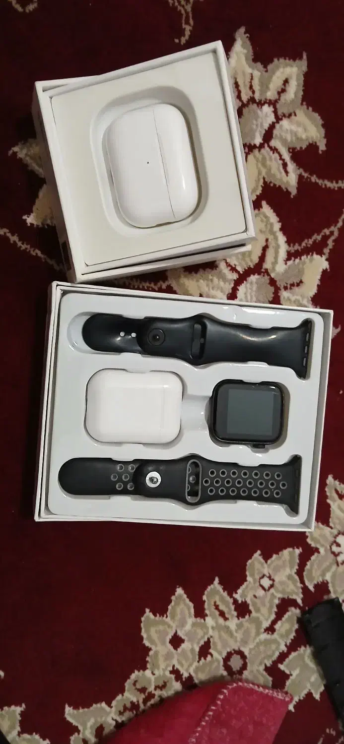 گوشی نوکیا ۱۰۵ و ساعت و ۲عدد ارپاد|موبایل|ماهنشان, |دیوار