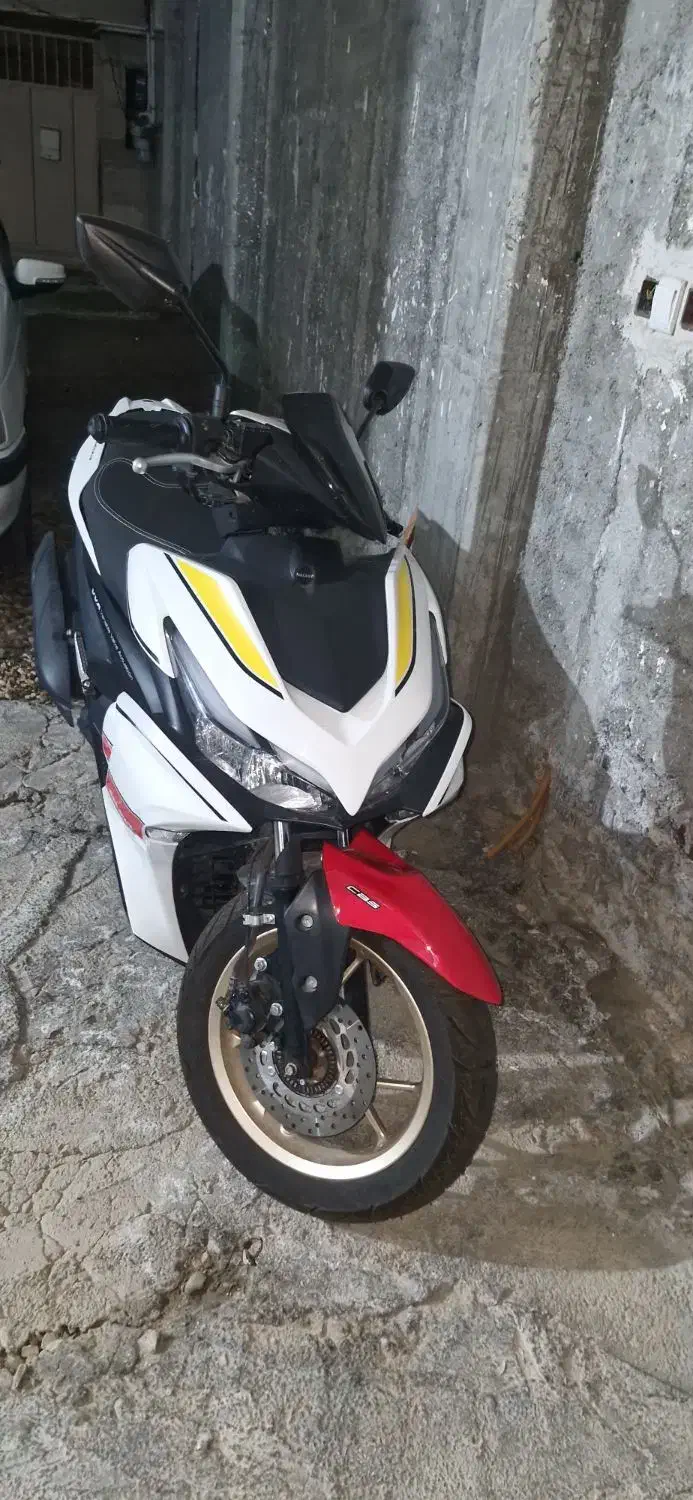 موتور آیروکس ۱۵۵ هوا خنک ..|موتورسیکلت|کلاله, |دیوار