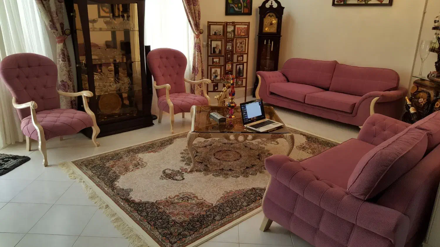 مبلمان استیل همراه میز وسط|مبلمان خانگی و میز عسلی|شاهینشهر, فردوسی|دیوار