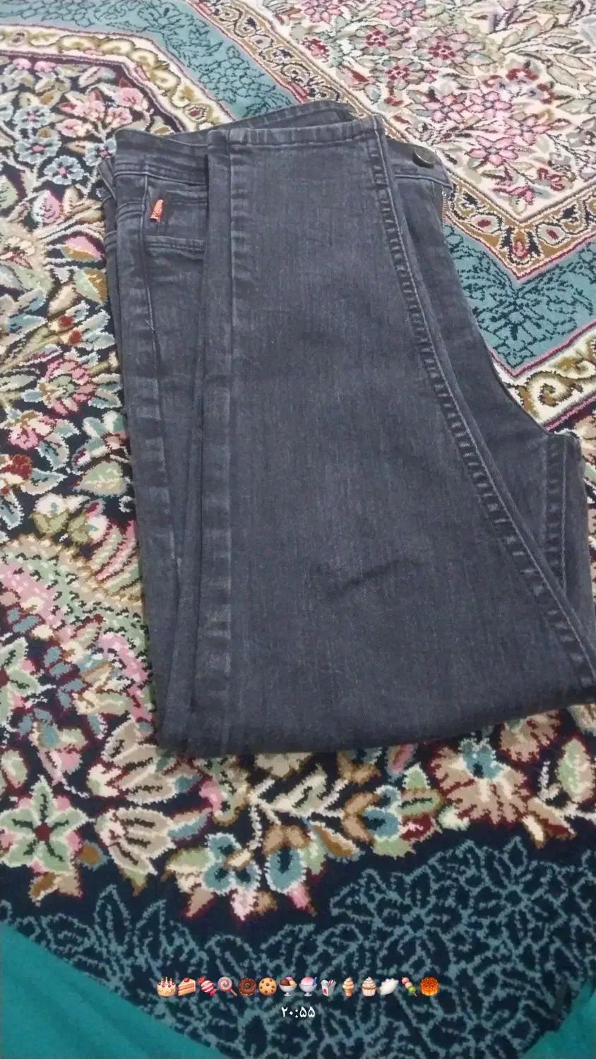 شلوار لی اسکیپی رنگ زغالی کاملا نو سایز 34 فروشی|لباس|کرمان, |دیوار