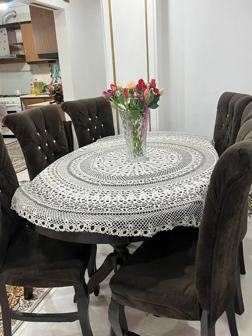 میز ناهار خوری 6نفره|میز و صندلی غذاخوری|کلاچای, |دیوار