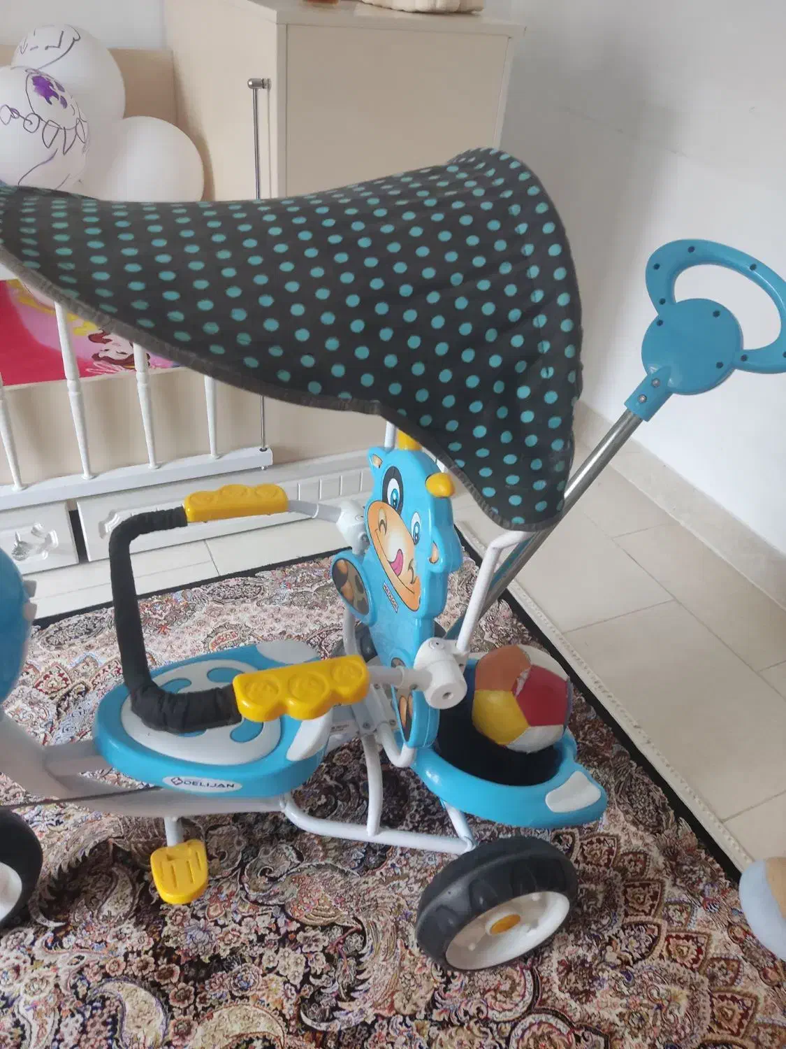 سه چرخه فلامینگو|اسباببازی|پرند, فاز ۶|دیوار