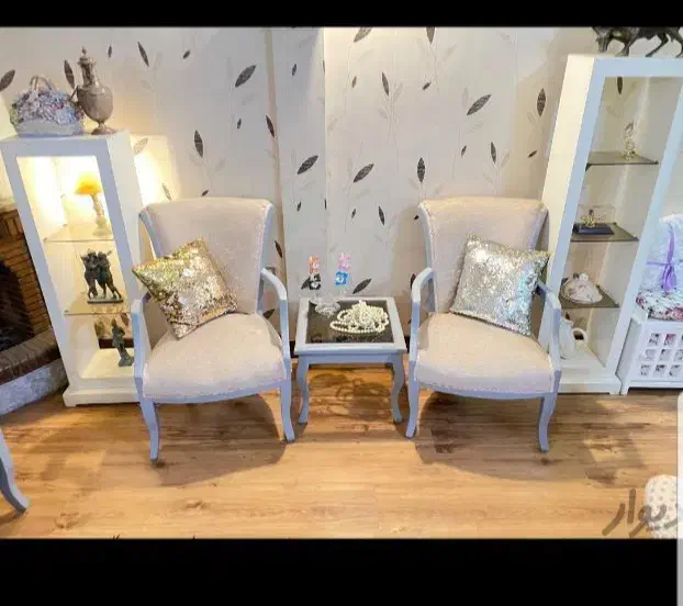 مبل نیمه سلطنتی یا استیل با میز ناهارخوری|مبلمان خانگی و میز عسلی|بجنورد, |دیوار