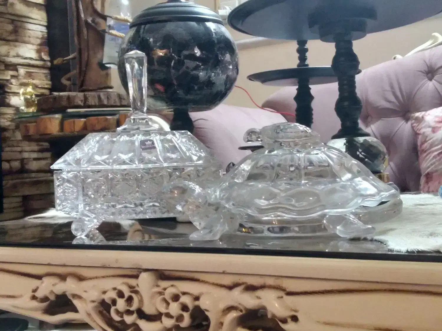 شکلات خوری کریستال|ظروف سرو و پذیرایی|اصفهان, ارغوانیه|دیوار